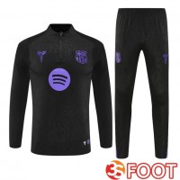Ensemble Survetement De Foot FC Barcelone Noir 2025/2026