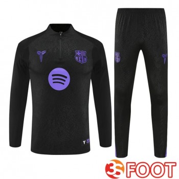 Ensemble Survetement De Foot FC Barcelone Noir 2025/2026