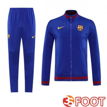 Ensemble Veste Survetement De Foot FC Barcelone Pourpre 2025/2026
