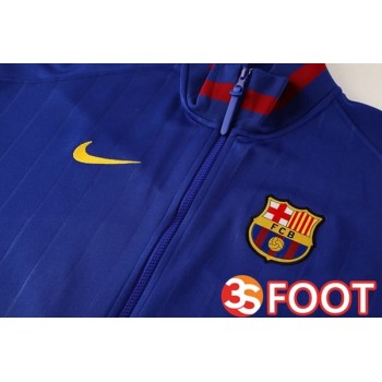 Ensemble Veste Survetement De Foot FC Barcelone Pourpre 2025/2026