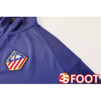Ensemble Veste Survetement De Foot Atletico Madrid Pourpre 2025/2026