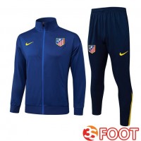 Ensemble Veste Survetement De Foot Atletico Madrid Bleu Royal 2025/2026