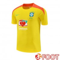 Training T-Shirts Bresil Jaune 2025/2026