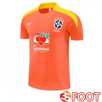 Training T-Shirts Bresil Orange 2025/2026