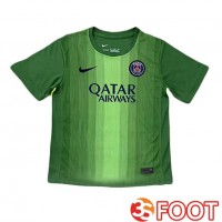 Maillot De Foot Paris PSG Gardien De but Vert 2025/2026