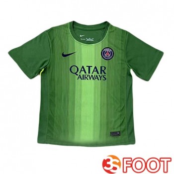 Maillot De Foot Paris PSG Gardien De but Vert 2025/2026