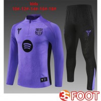 Ensemble Survetement De Foot FC Barcelone Enfant Pourpre 2025/2026
