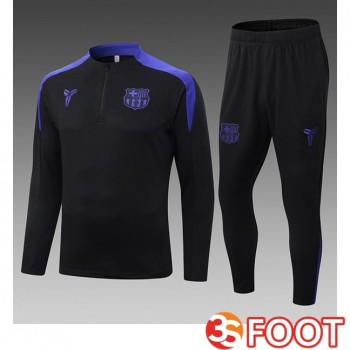 Ensemble Survetement De Foot FC Barcelone Enfant Noir 2025/2026