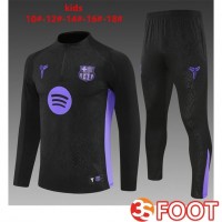 Ensemble Survetement De Foot FC Barcelone Enfant Noir 2025/2026