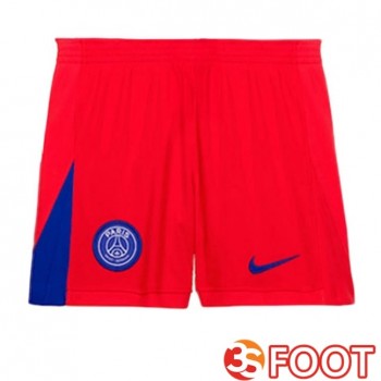 Short De Foot Paris PSG Third Rouge 2025/2026