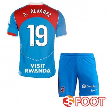Maillot De Foot Atletico Madrid (J. ALVAREZ 19) Enfant Third Bleu 2025/2026