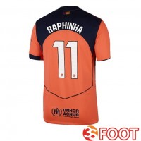 Maillot De Foot FC Barcelone (RAPHINHA 11) Third Rouge 2025/2026