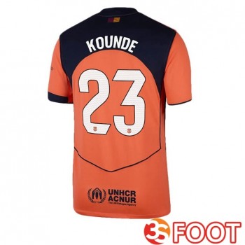 Maillot De Foot FC Barcelone (KOUNDE 23) Third Rouge 2025/2026