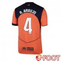 Maillot De Foot FC Barcelone (R. ARAUJO 4) Third Rouge 2025/2026