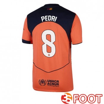 Maillot De Foot FC Barcelone (PEDRI 8) Third Rouge 2025/2026