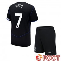 Maillot De Foot FC Chelsea (Neto 7) Enfant Third Noir 2025/2026