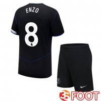 Maillot De Foot FC Chelsea (Enzo 8) Enfant Third Noir 2025/2026