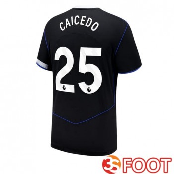 Maillot De Foot FC Chelsea (Caicedo 25) Third Noir 2025/2026