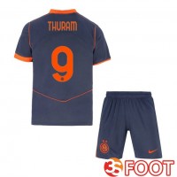 Maillot De Foot Inter Milan (THURAM 9) Enfant Third Gris 2025/2026 Maillot De Foot Inter Milan (THURAM 9) Enfant Third Gris 2025/2026