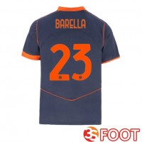 Maillot De Foot Inter Milan (BARELLA 23) Third Gris 2025/2026