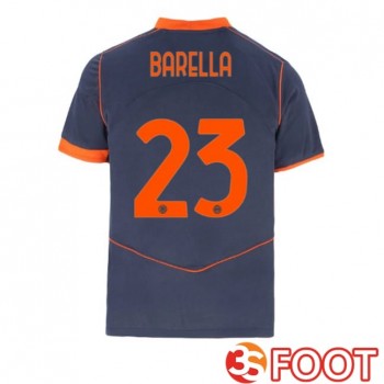 Maillot De Foot Inter Milan (BARELLA 23) Third Gris 2025/2026