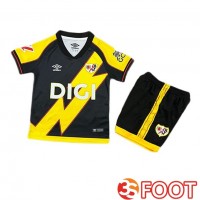 Maillot De Foot Rayo Vallecano Enfant Third Noir Jaune 2025/2026
