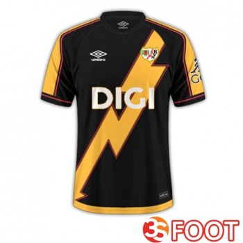 Maillot De Foot Rayo Vallecano Third Noir Jaune 2025/2026