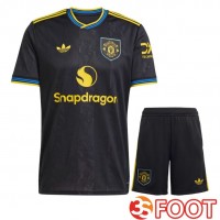 Ensemble Maillot Foot Manchester United Third + Shorts 2025/2026
