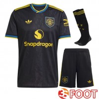 Ensemble Maillot Foot Manchester United Third (Shorts + Chaussettes) 2025/2026