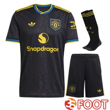 Ensemble Maillot Foot Manchester United Third (Shorts + Chaussettes) 2025/2026