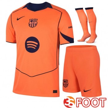 Ensemble Maillot Foot FC Barcelone Third (Short + Chaussettes) 2025/2026