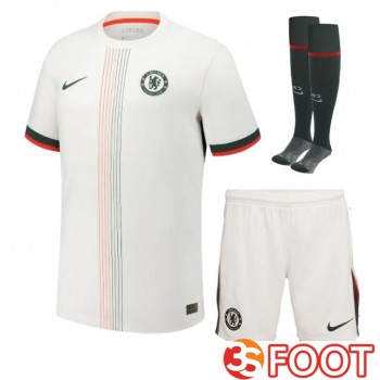 Ensemble Maillot Foot Chelsea Exterieur (Shorts + Chaussettes) 2025/2026