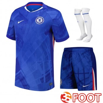 Ensemble Maillot Foot Chelsea Domicile (Shorts + Chaussettes) 2025/2026