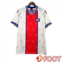 Maillot De Foot Paris PSG Retro Exterieur Blanc 1994-1995