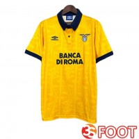 Maillot De Foot SS Lazio Retro Exterieur Jaune 1992-1993
