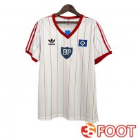 Maillot De Foot Hamburger SV Retro Domicile Blanc 1983-1984