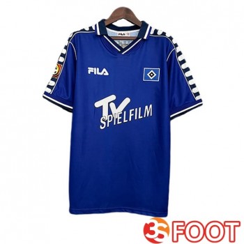 Maillot De Foot Hamburger SV Retro Exterieur Bleu 2000-2001