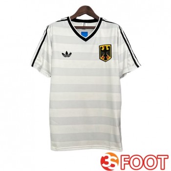Maillot De Foot Allemagne Retro Édition Spéciale Blanc 1984