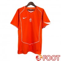 Maillot De Foot Pays-Bas Retro Domicile Orange 2004