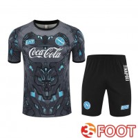 Ensemble Training T-Shirts SSC Naples + Shorts Noir 2025/2026