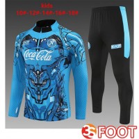 Ensemble Survetement De Foot SSC Naples Enfant Bleu 2025/2026