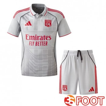 Maillot De Foot Lyon OL Enfant Third Gris 2025/2026
