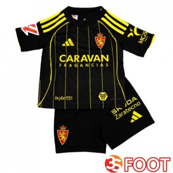 Maillot De Foot Real Zaragoza Enfant Exterieur Noir 2025/2026