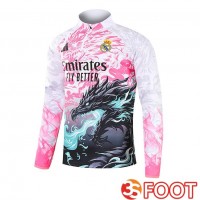 Training Sweatshirt Real Madrid Rose Blanc 2025/2026