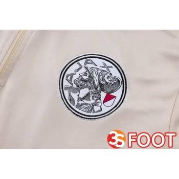 Ensemble Survetement De Foot AFC Ajax Jaune 2025/2026