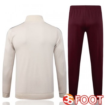 Ensemble Veste Survetement De Foot AFC Ajax Jaune 2025/2026