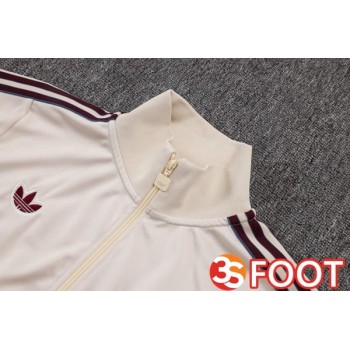 Ensemble Veste Survetement De Foot AFC Ajax Jaune 2025/2026