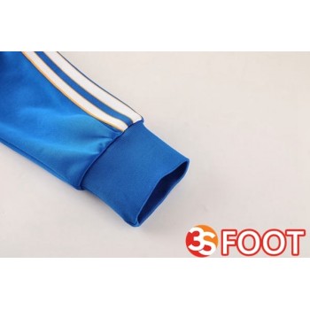 Ensemble Veste Survetement De Foot Real Madrid Bleu 2025/2026