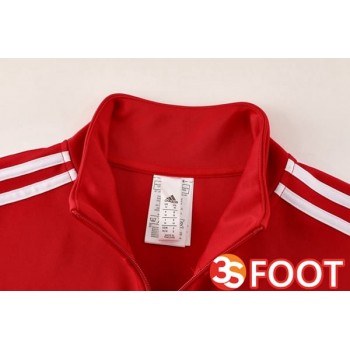 Ensemble Veste Survetement De Foot FC Liverpool Rouge 2025/2026