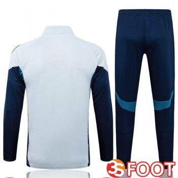Ensemble Veste Survetement De Foot Arsenal Gris 2025/2026